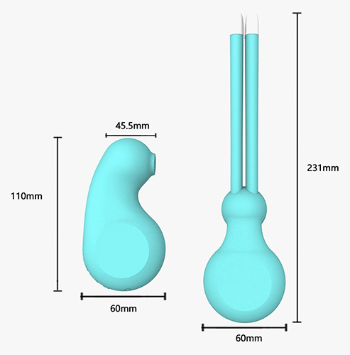 Parâmetros do vibrador AV com sucção